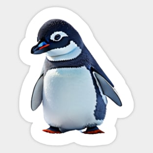 Cute Cartoon Penguin | Kawaii Sticker